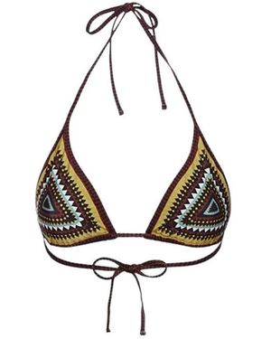La DoubleJ Badmode ,Veelkleurig ,Nylon Maillot - Wit