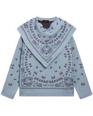 Alanui Round-Neck Knitwear - Azul