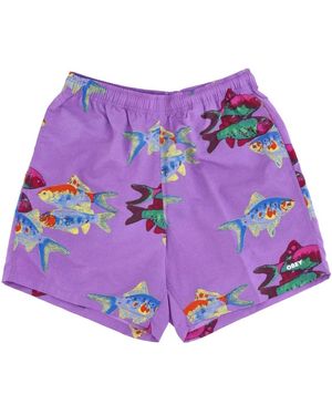 Obey Casual Shorts - Purple