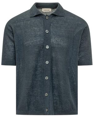 ATOMOFACTORY Short Sleeve Shirts - Blue