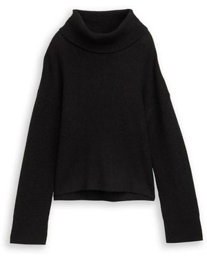 Tom Tailor Strickjacken - Schwarz