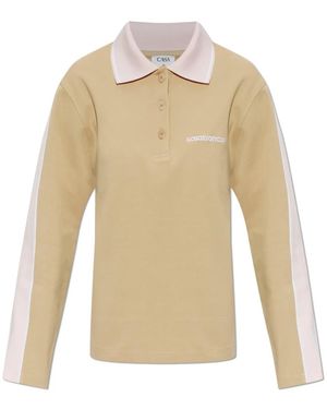 CASABLANCA Polo Shirts - Neutro