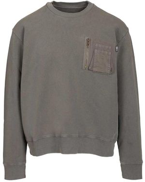 MM6 by Maison Margiela Sweatshirts - Grey