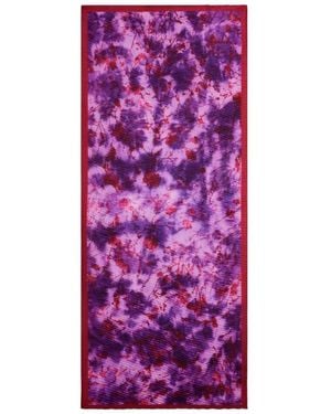 Desigual Blumiges Muster Schal - Lila