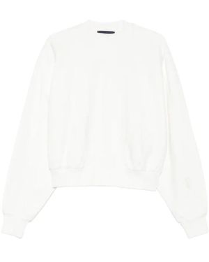 Sportmax Hoodies & Sweatvesten ,Wit ,Spdeditore 085 Sweatshirt
