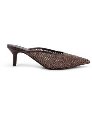 Brunello Cucinelli Heeled Mules - Marrone
