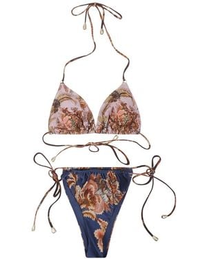 Zimmermann Badmode ,Veelkleurig ,Triangle Bikini - Meerkleurig