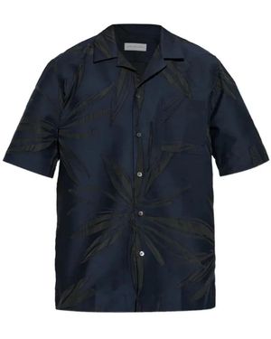 Dries Van Noten Overhemden ,Blauw ,Short Sleeve Shirts