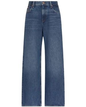 Calvin Klein Wide Jeans - Bleu