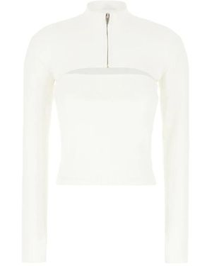 Juun.J Truien & Vesten ,Wit ,Stijlvolle Sweater Collectie