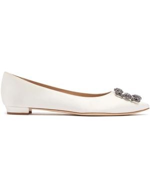Manolo Blahnik Ballerinas - Natural