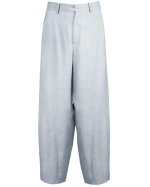 Alysi Cropped Trousers - Grey