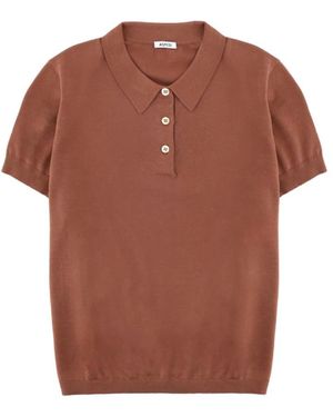 Aspesi Polo Shirts - Brown