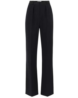 Elisabetta Franchi Wide Trousers - Black