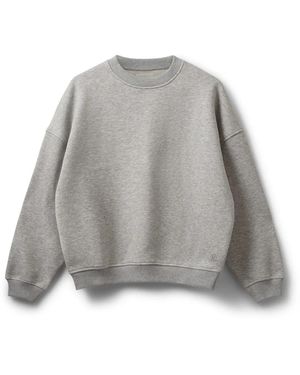 Sofie Schnoor Hoodies & Sweatvesten ,Grijs ,Leer Sweatshirts
