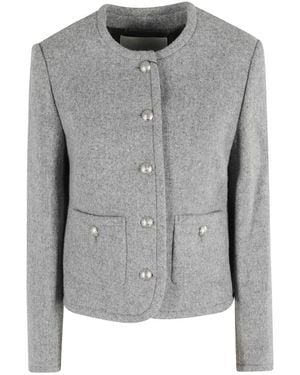 DUNST Tweed Jackets - Grijs
