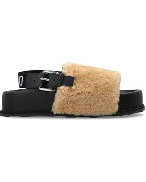 Moschino Plateau-Sandalen - Schwarz