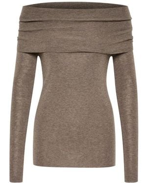 My Essential Wardrobe Round-Neck Knitwear - Marron