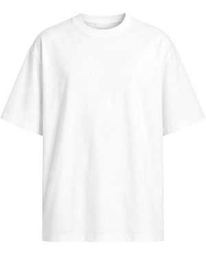 Low Brand Tops ,Wit ,Logo Jersey Elast