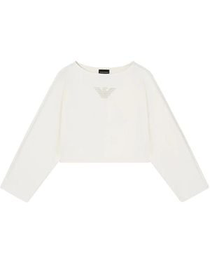 Emporio Armani Sweatshirts - White