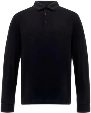 Herno Tops ,Blauw ,Polo T-Shirt