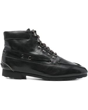 Bally Lace-Up Boots - Black