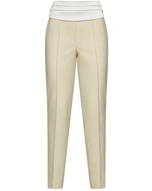The Attico Slim-Fit Trousers - Neutro