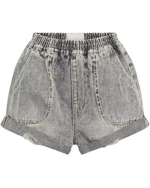 One Teaspoon Denim Shorts - Gray