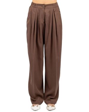 Luckylù Wide Pants - Brown