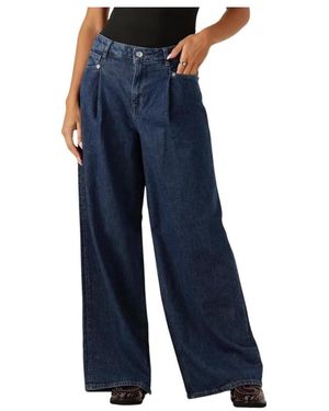 SELECTED Jeans ,Blauw ,Selma-Noa Hw Wide Jeans