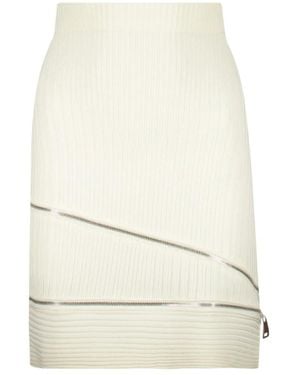 ANDREA ADAMO Short Skirts - Natural