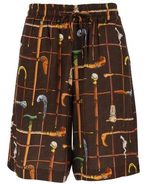 Drole de Monsieur Casual Shorts - Brown