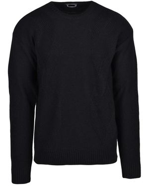 Daniele Alessandrini Round-Neck Knitwear - Negro