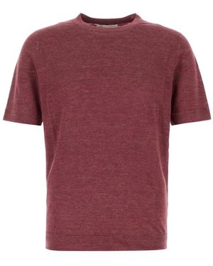 Brunello Cucinelli Round-Neck Knitwear - Red