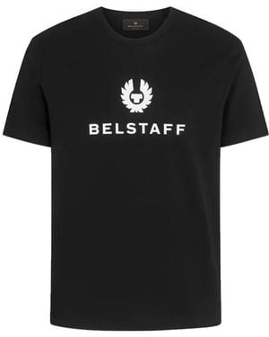 Belstaff Tops ,Zwart ,Katoen T-Shirt