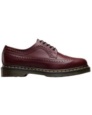 Dr. Martens Laced Shoes - Rouge