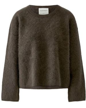 Ouí Rundhals-Strickpullover - Grün