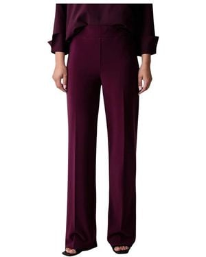Joseph Ribkoff Wide Trousers - Rojo