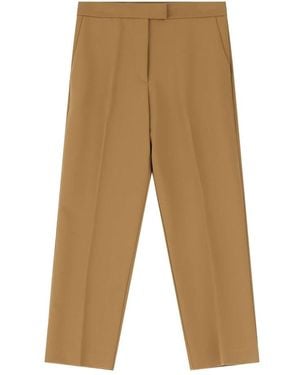 Imperial Cropped Trousers - Marrone