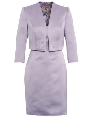 Elisabetta Franchi Short Dresses - Morado
