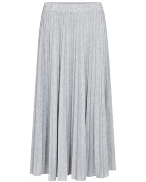 Cream Midi Rok - Grijs
