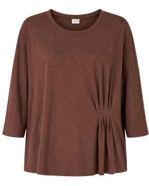 iN FRONT Blouse - Bruin