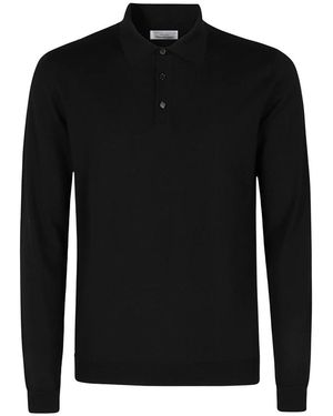 Roberto Collina Polo Hemden - Zwart