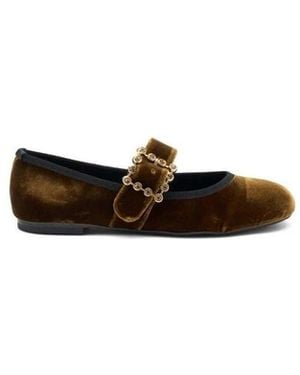 Frau Ballerina Shoes - Brown