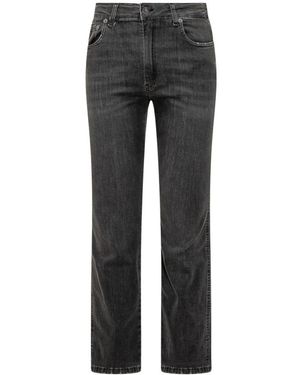 Lois Jeans ,Zwart ,Katoen Malena 5-Pocket Straight Jeans - Grijs