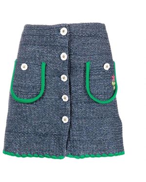 Cormio Denim Skirts - Blue