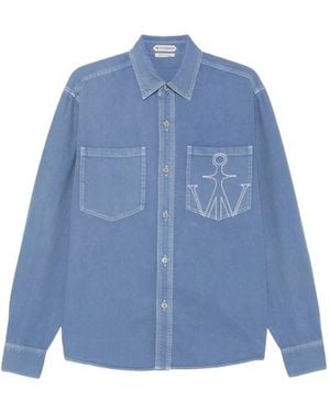 JW Anderson Denim Shirts - Azul