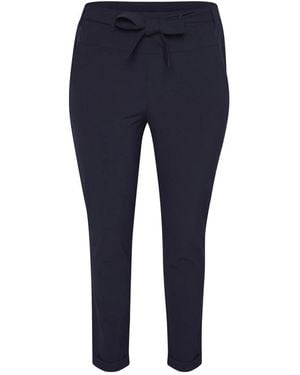 Kaffe Slim-Fit Trousers - Blue
