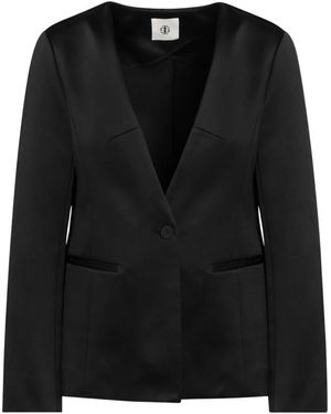 THE GARMENT Jassen ,Zwart ,Zwarte Jas Monopetto Stijl