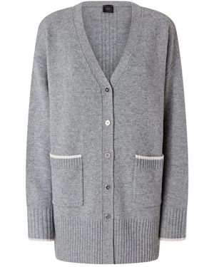 Pinko Truien & Vesten ,Grijs ,Wol Tasmania Cardigan